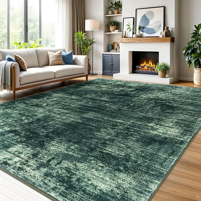 IOHOUZE Abstract Area Rugs 9x12 Ft Washable Large Rugs