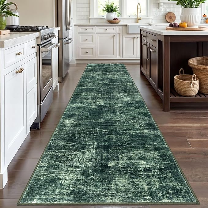 IOHOUZE Abstract Runner Rug 3x12 Ft Washable Runners