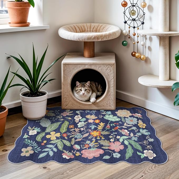 Washable 2x3 Area Rug for Entryway: Easy-Clean Carpet