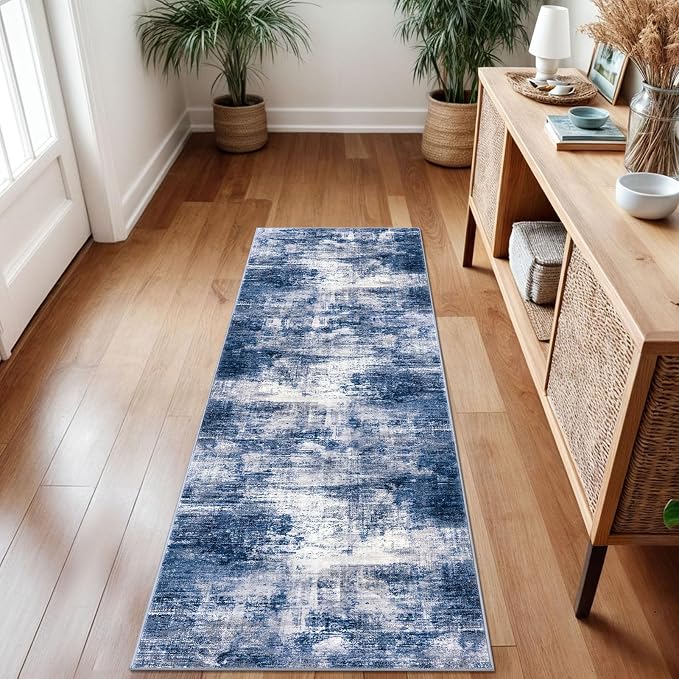 IOHOUZE Abstract Runner Rug 2x7 Ft Washable Runners
