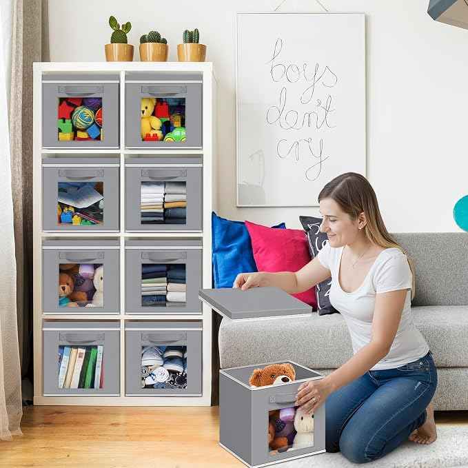 10 Pcs Fabric Storage Cube