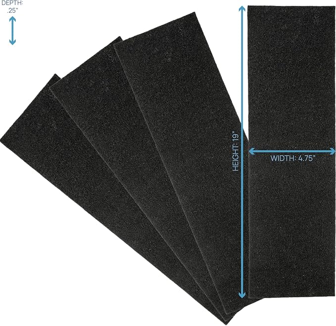 Filter Bros Carbon Filter C 4Pack Replacement Fits GermGuardian FLT28CB4