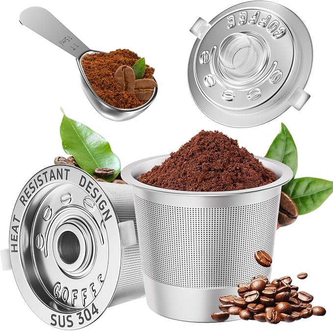 2 Pack Reusable K Cups Coffee Pods