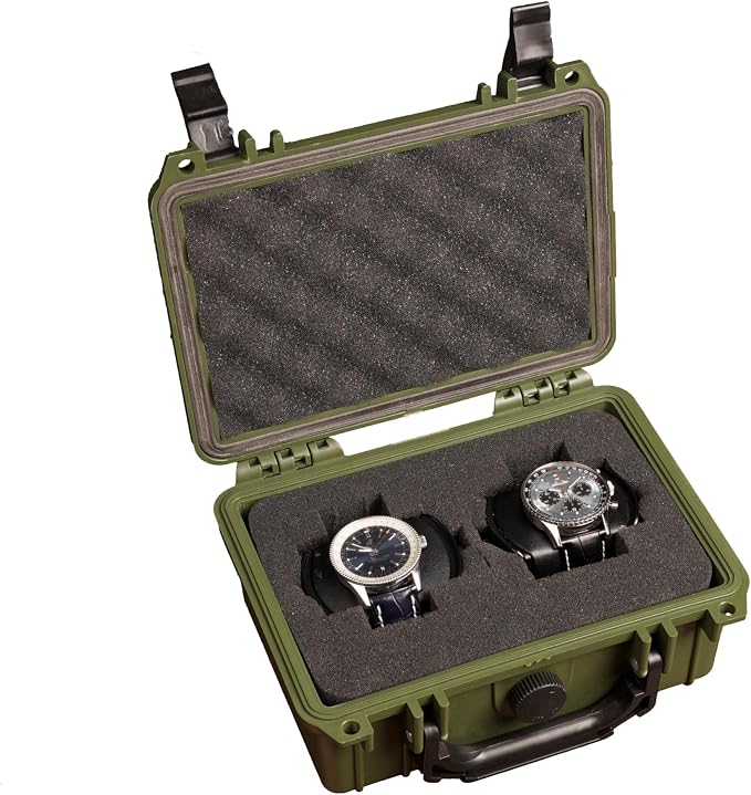 MEIJIA IP67 waterproof hard compact case, Customizable Fit Foam, 8.12”x6.56”x
