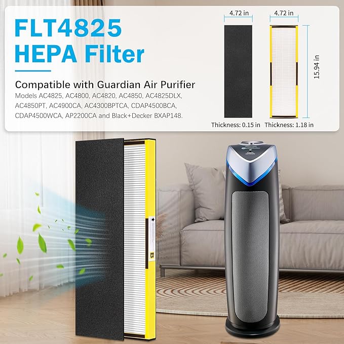 FLT4825 Filter B HEPA Pure Replacement Compatible