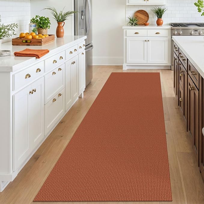 IOHOUZE Washable Runner Rug 3x10 Non Slip Rubber Backed Long Hallway Runner