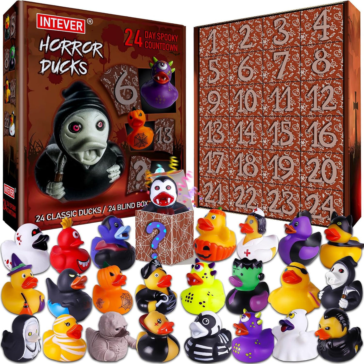 Halloween Advent Calendar 2026 – Horror Rubber Duck Christmas Countdown