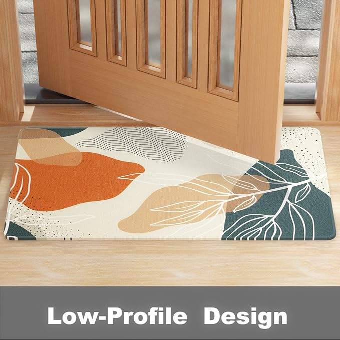 Rnivvi Front Door Mat, Heavy Duty Low Profile Anti-Slip Entryway Rug