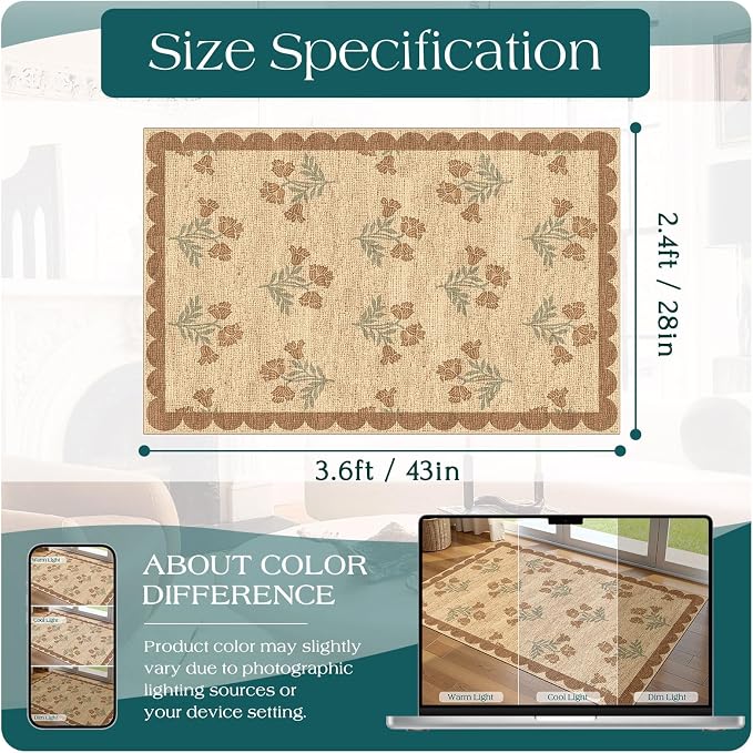 Floral Outdoor Rug