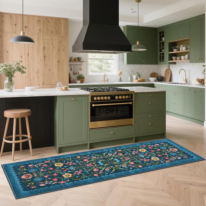 GarveeHome Floral Rug 2x6 Runners