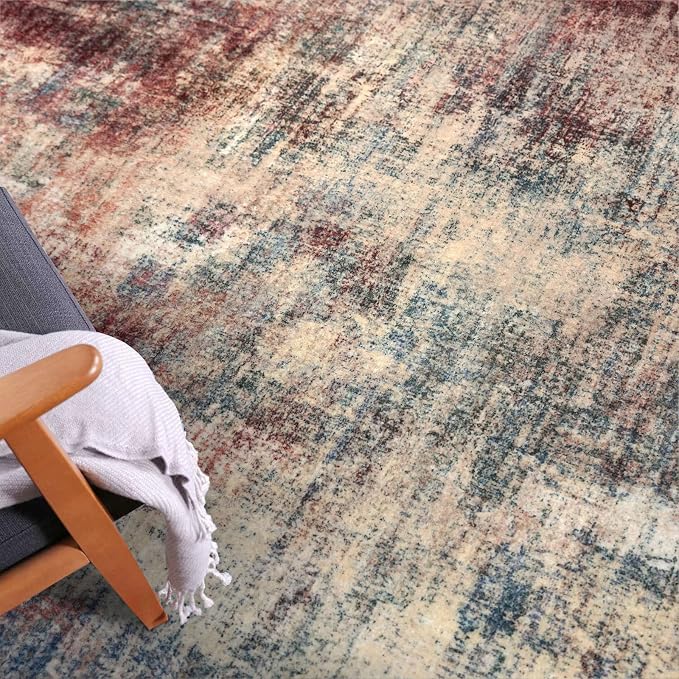 IOHOUZE Abstract Runner Rug 2x12 Ft Washable Runners