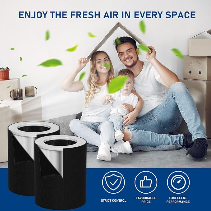 HP670 True HEPA Filter Replacement Set Compatible