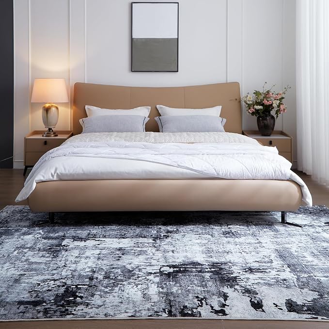 Rugcomf 9x12 Washable Boho Rug