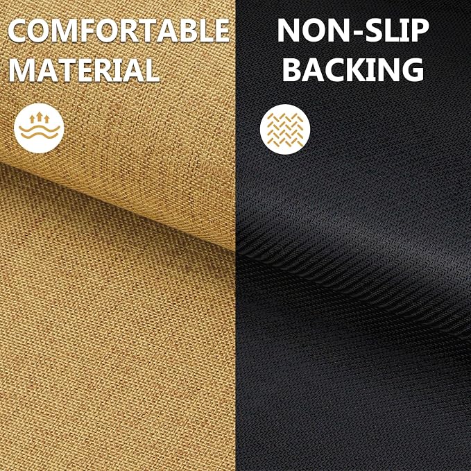 LEKEEPGO Ultra Thin Indoor Door Mat 24"x47", Low-Profile Door Mat Indoor