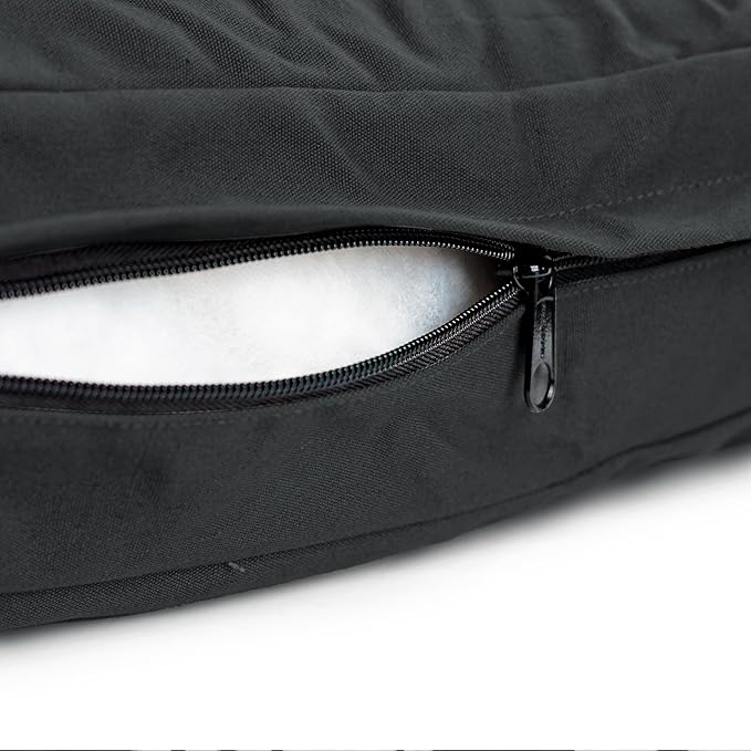 WHITEDUCK Dog Bed Cover (Black) 28" Lx20 Wx4.3 th (S)