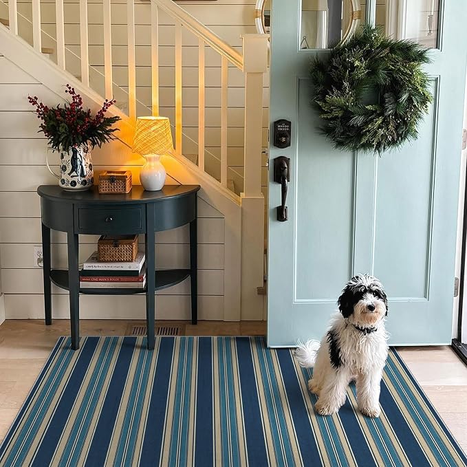 3x5 Striped Entry Rug