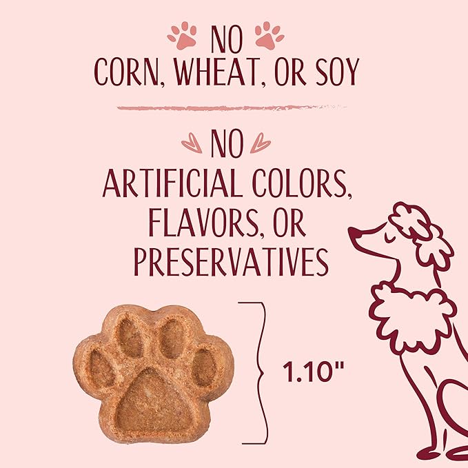 L'artisan Canine Barkerie Biscuits | Crunchy Dog Treats | French Recipes | Made in the USA | 8oz (Turkey)