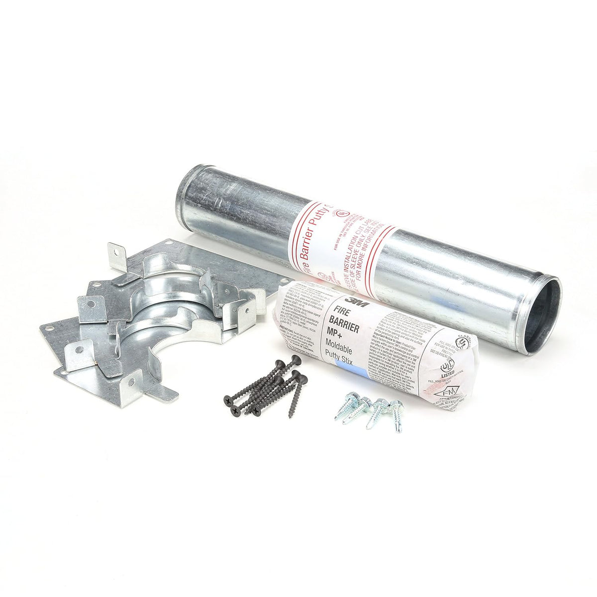 3M Fire Barrier Putty Sleeve Kit DT 200, 2 in Round, 1/case