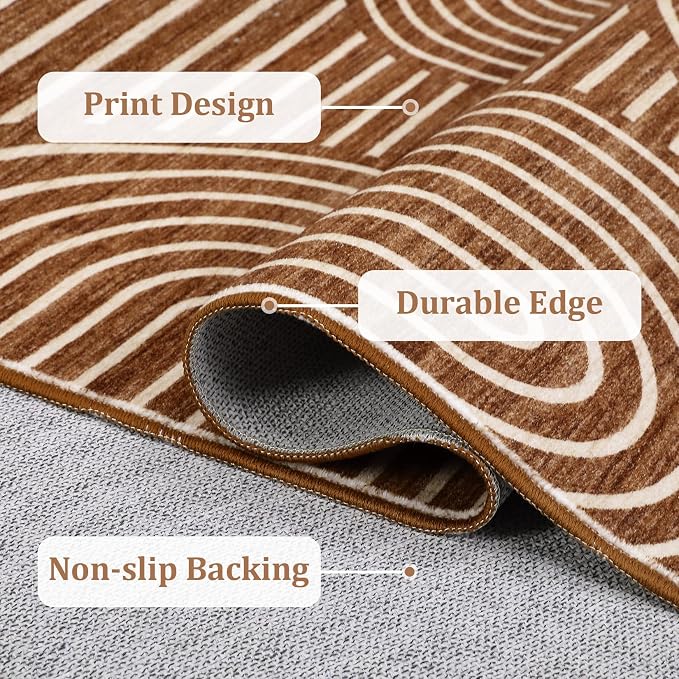 ROYHOME Modern Rug 2.5x8 Runners