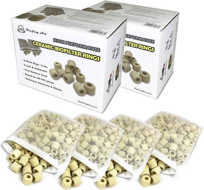 Ceramic Filter Media Bio Filter Rings 0.7lb / 2lb / 4lb / 8lb