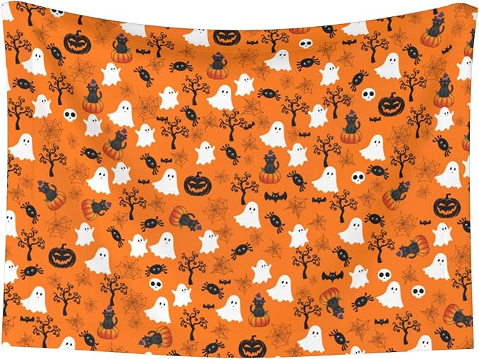 Halloween Blanket for Dog Cat - Fall Dog Blankets 23x16 Autumn Puppy Throw Blanket for Couch Sofa Bed