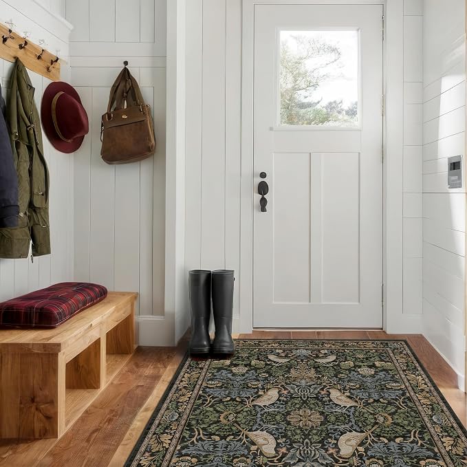 Washable 4x6 Area Rug for Living Room