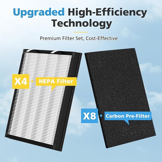 4 Pack T554 Replacement Filter Compatible