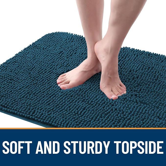 OLANLY Dog Door Mat for Muddy Paws 54x24, Absorbs Moisture and Dirt, Absorbent
