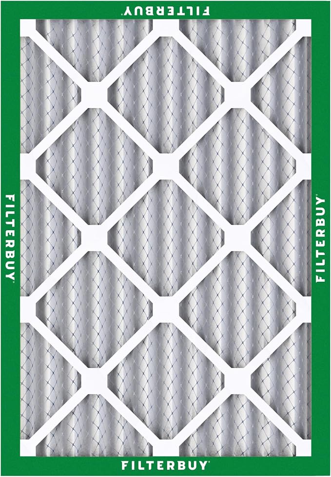 Filterbuy 30x36x2 Air Filter MERV 8 Essential Dust & Allergy Defense,