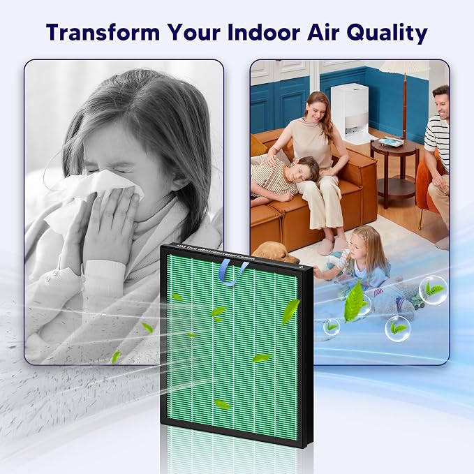 Improvedhand Vital 100S HEPA Replacement Filter Toxin Absorber Compatible