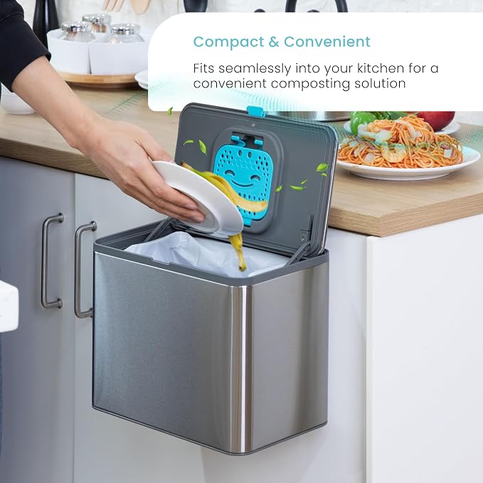 Home Zone Living Kitchen Compost Bin