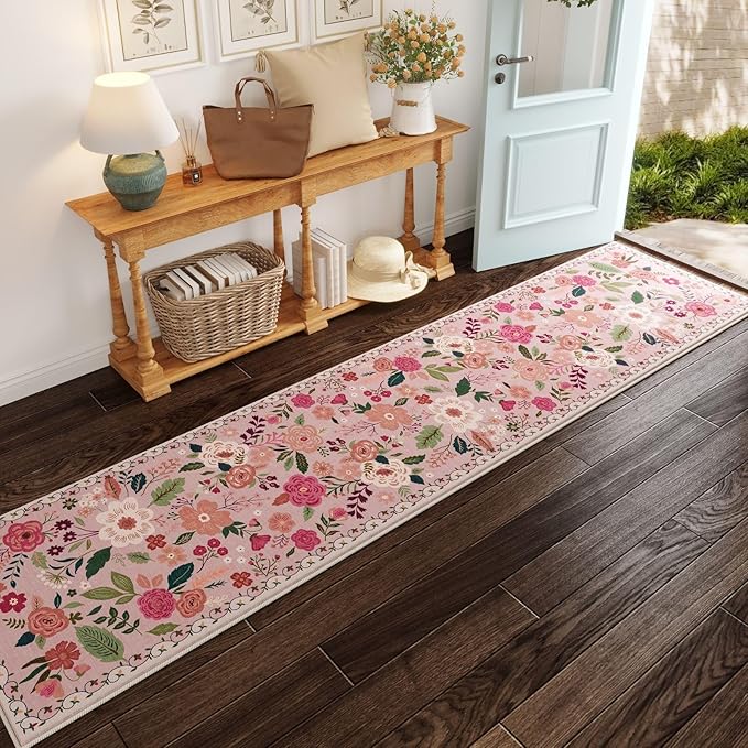 Rugcomf Washable Kitchen Runner 2'7"x12'