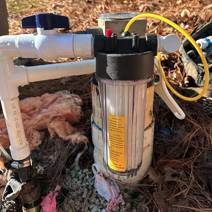 The Sulfur Eliminator Iron Buster Replacement Well Water Filter, Designed