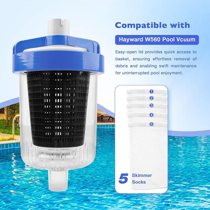 ATRACYPART Inline Pool Leaf Canister Compatible
