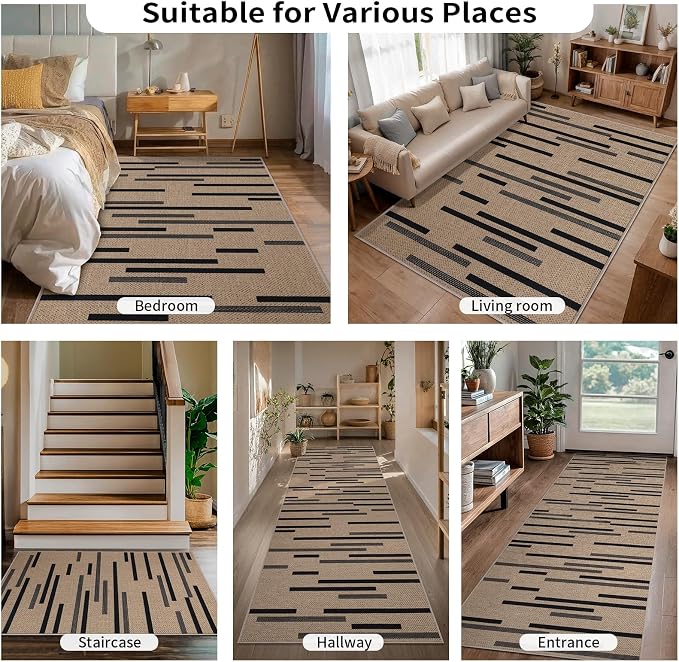 Tangsoo Modern Easy Jute 2x4 Rug