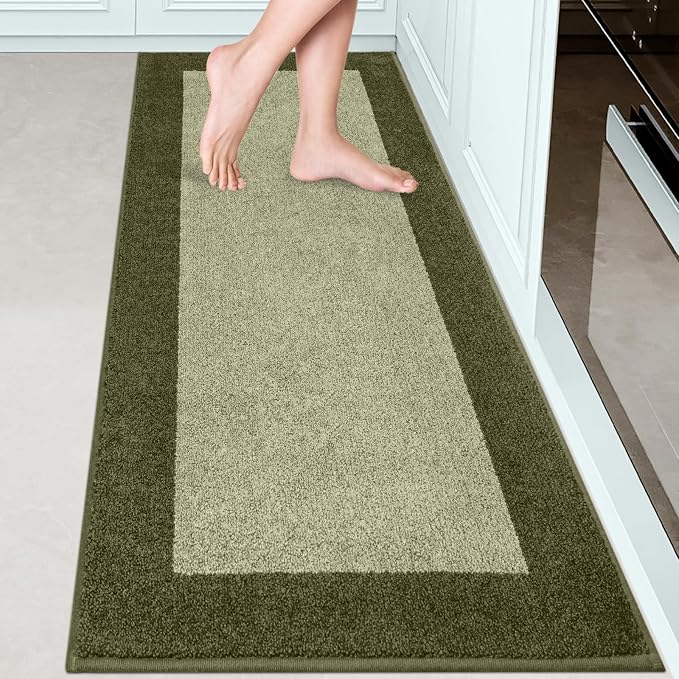Machine Washable Kitchen Rug 24" x 70", Non Slip Kitchen Mat