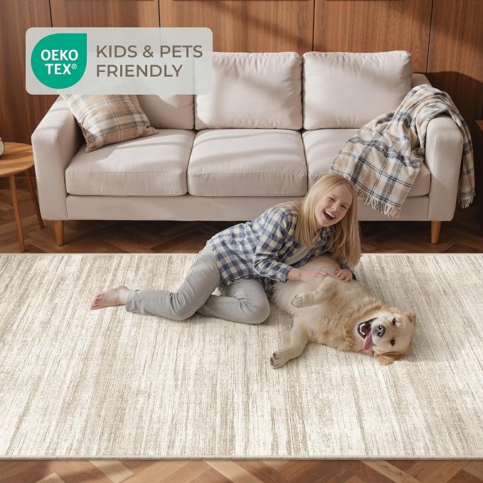 3x6 Runner Rug Non Slip, Thin Entryway Washable Rug