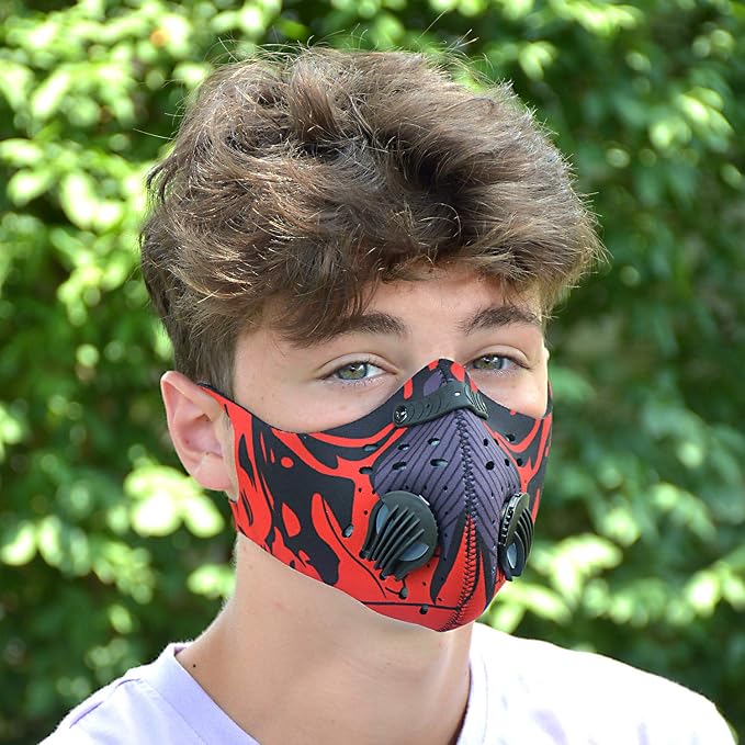 ASA TECHMED Reusable Dual Air Breathing Valve Face Mask Cover