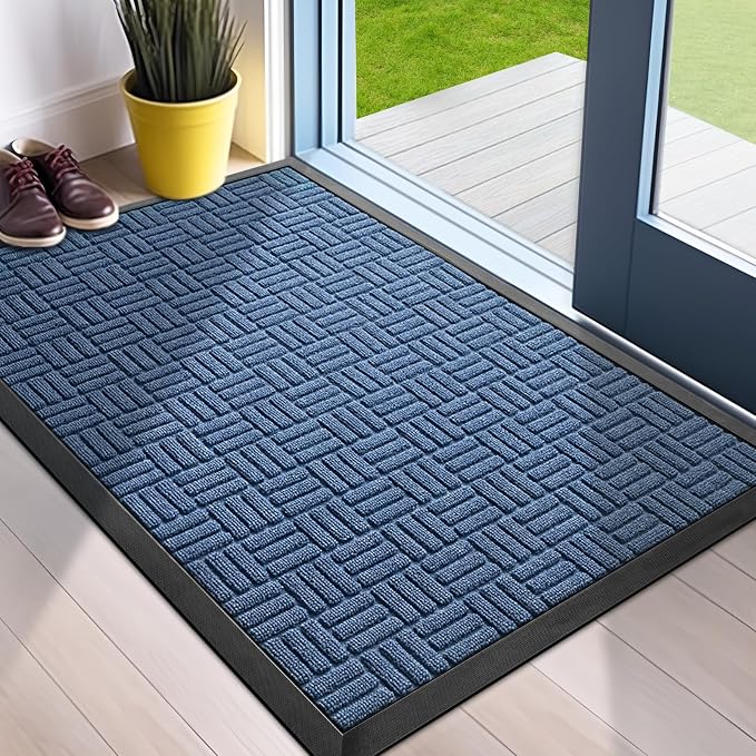 mibao Mibao Front Door Mat, Heavy Duty Durable Welcome Mat
