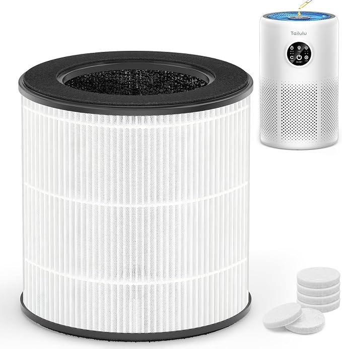 Tailulu D10 Replacement Filter, Air Purifier Filter