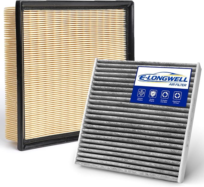 Cabin & Engine Air Filter Kit Fits 2024-2025 Tacoma L4 2.4L, Replacement