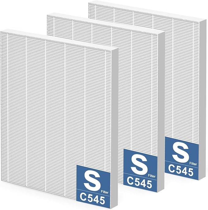 3 Pack C545 HEPA Replacement Filter S Compatible