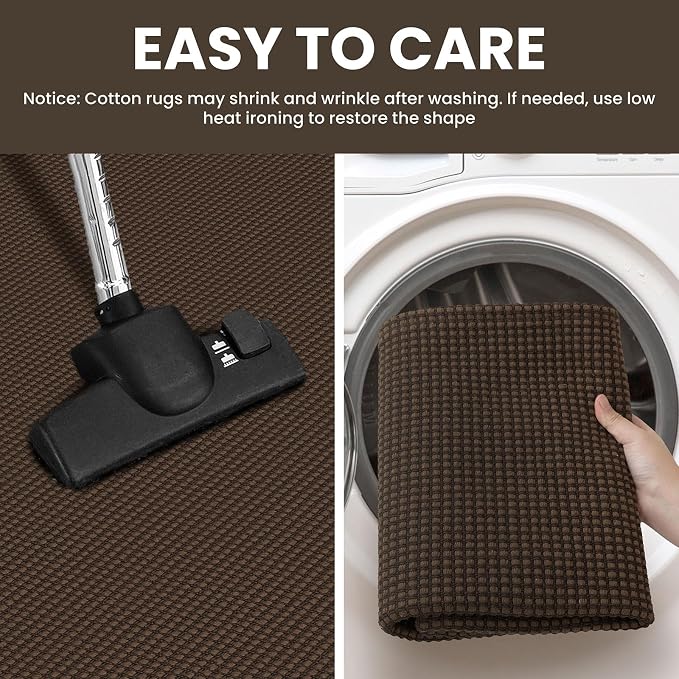 IOHOUZE Washable Exrea Long Hallway Runner Rug 3x20 Non Slip Rubber Backed
