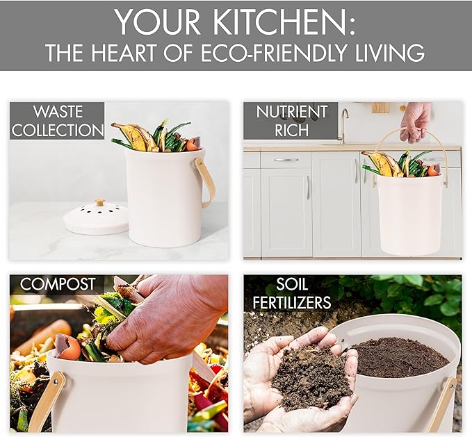 Beautiful Kitchen Compost Bin
