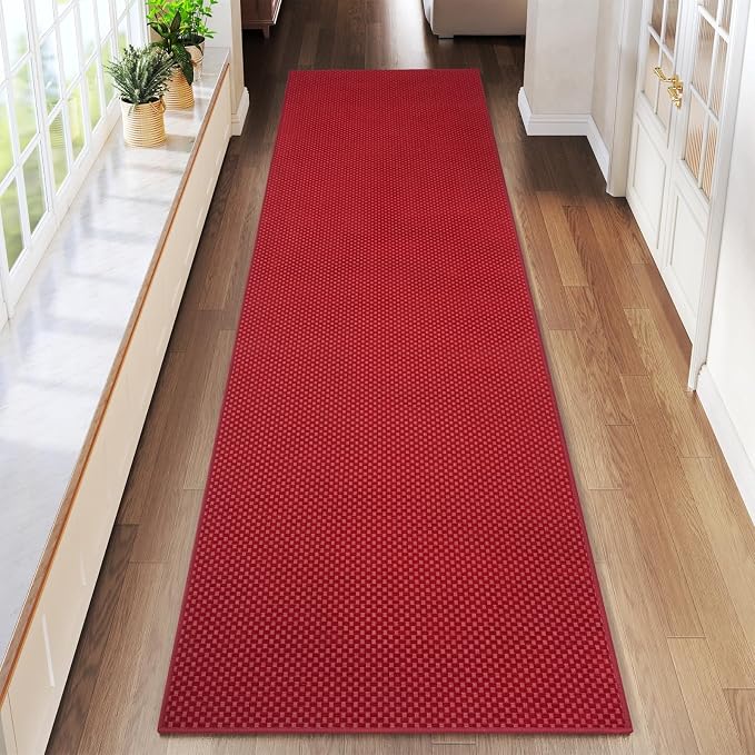 YDKGL 2x8 ft Hallway Runner Rug Extra Long Boho Woven Kitchen Runner Rugs Mat