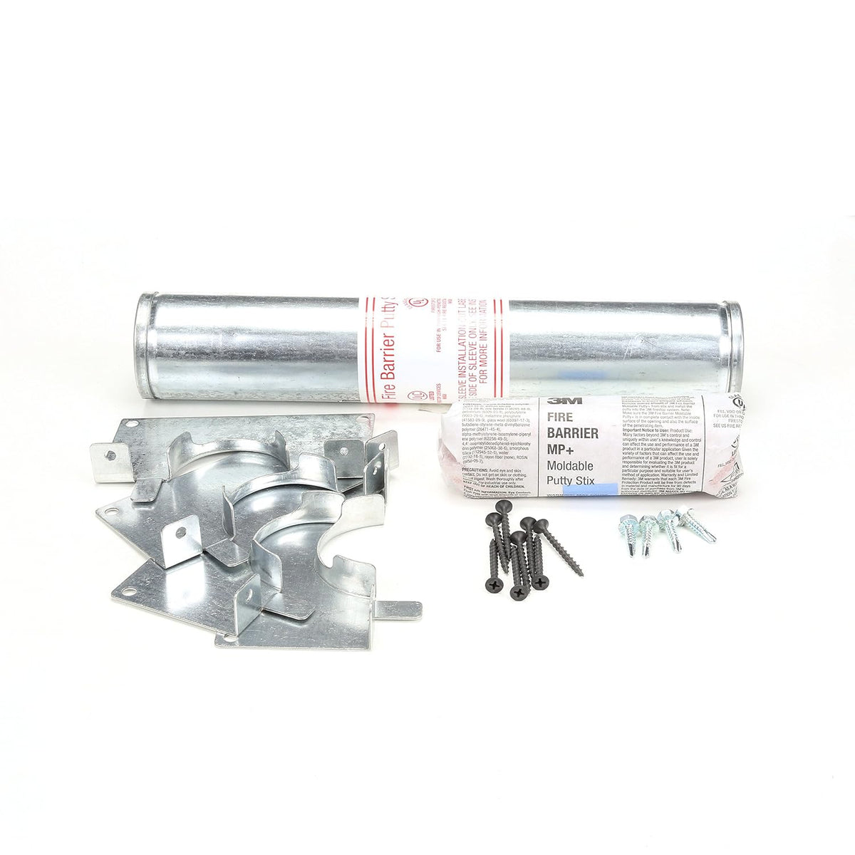 3M Fire Barrier Putty Sleeve Kit DT 200, 2 in Round, 1/case