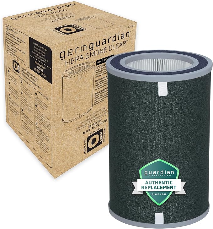 GermGuardian Filter O HEPA Smoke Clear Genuine Air Purifier Replacement Filter