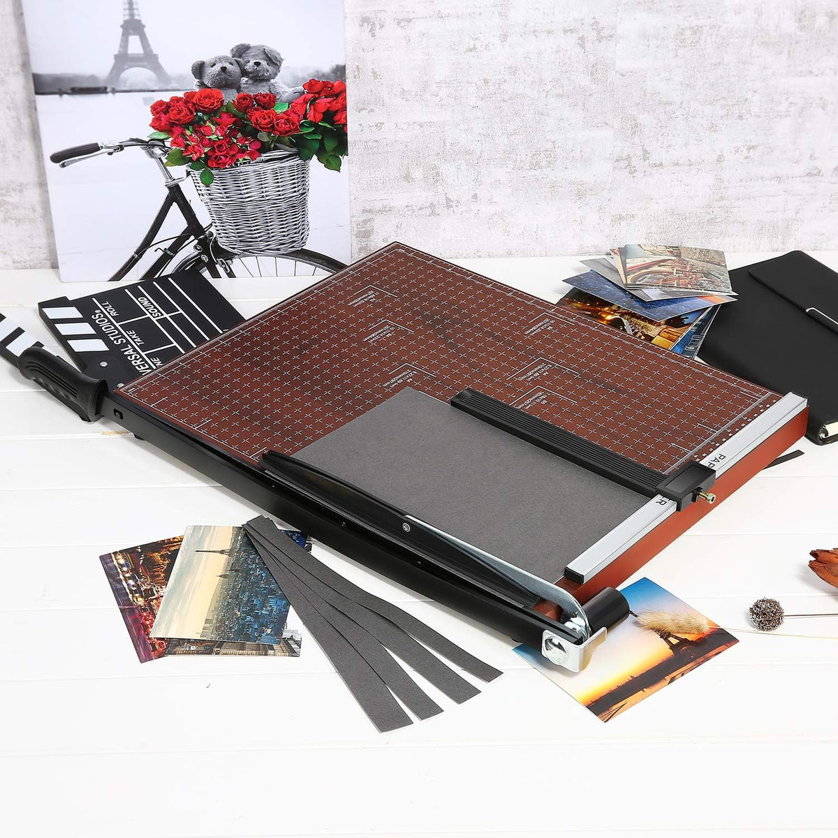 NICTEMAW A3 Professional Paper Trimmer - 55cm Guillotine Cutter with Ergonomic Handle for Office, Craft & Scrapbooking