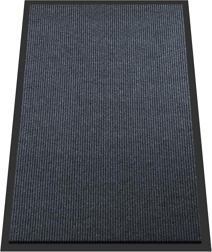 Extra Large Front Door Mat, 5 x 3 Feet Indoor Outdoor Entrance Mat, Heavy Duty