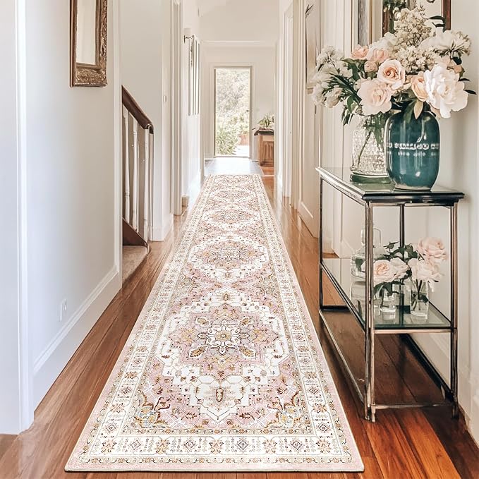 Madane Hallway Runner Rug 2x12, Extra Long Washable Runner Rugs
